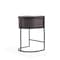 Manhattan Comfort Cosmopolitan Counter Stool in Pebble and Black CS008-PE - alternate 4